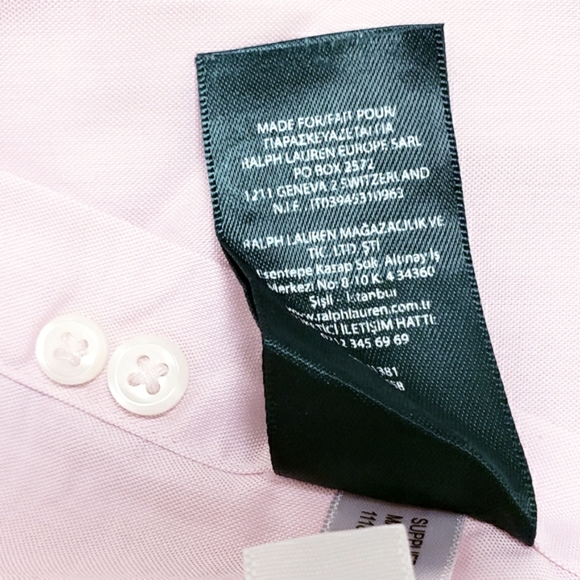 15 34/35 Polo by Ralph Lauren dress shirt - Picture 10 of 12